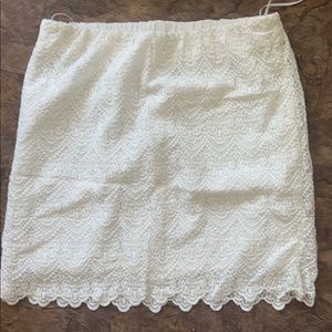 Jcrew lace skirt